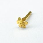 0 Size Gold NosePin